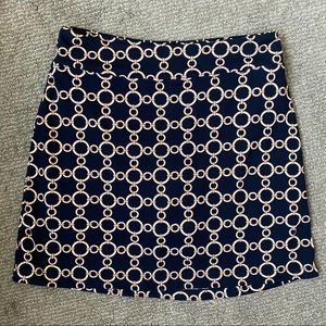 Printed Geometric Design Skirt (built in shorts)